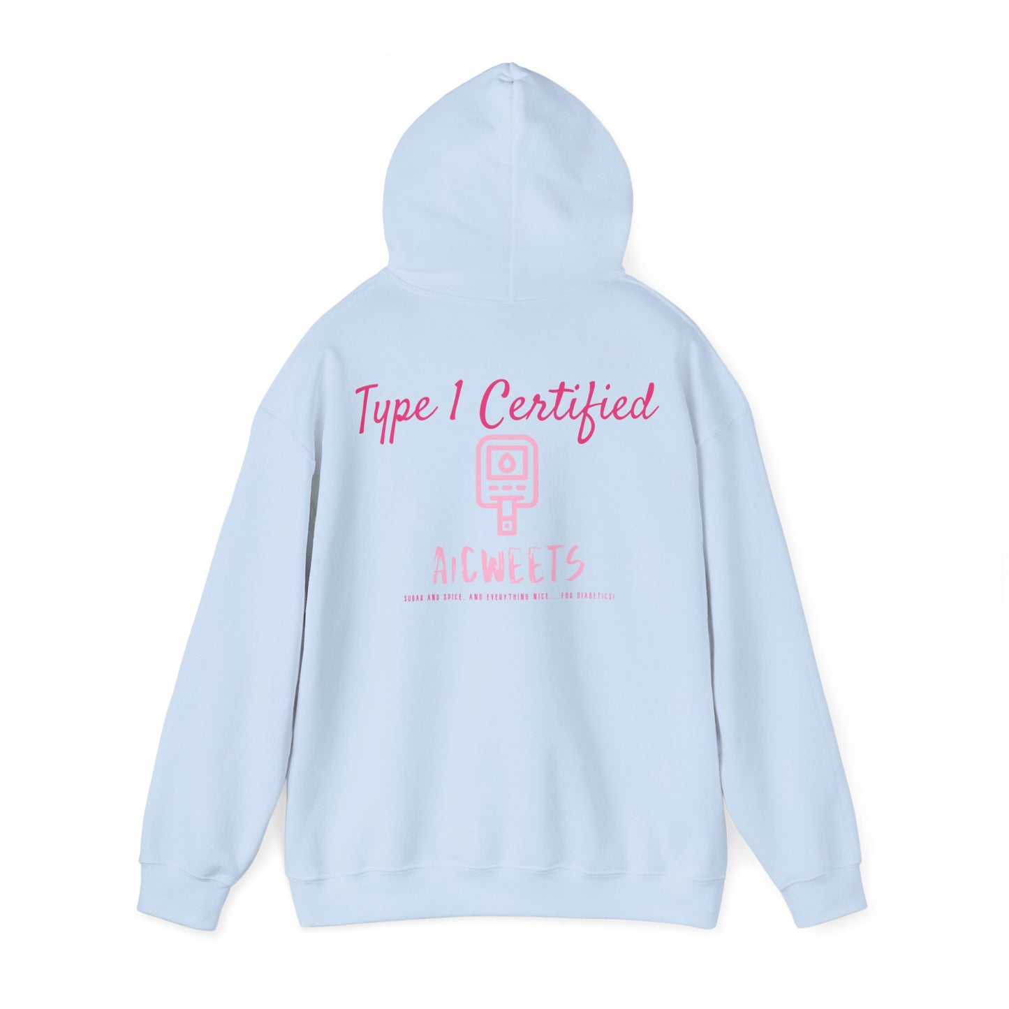Type 1 - Sugar Baby Pink Unisex Heavy Blend™ Hooded Sweatshirt